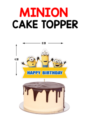 Minion - Cake Topper Combo (Non Personalized)