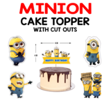 Minion - Cake Topper Combo (Non Personalized)