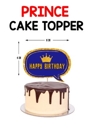 Royal Prince - Cake Topper Combo (Non Personalized)