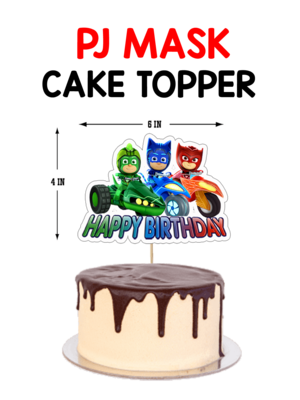 PJ Masks - Cake Topper Combo (Non Personalized)