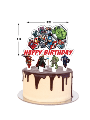 Avengers - Cake Topper 5pcs Set