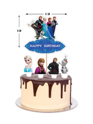 Frozen Elsa - Cake Topper 5pcs Set