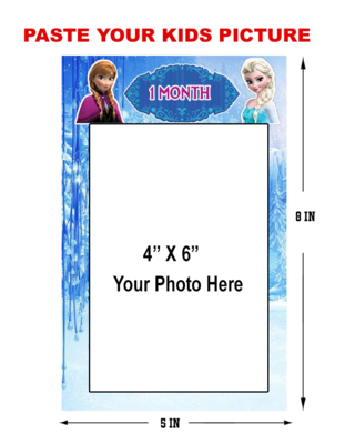 Frozen Elsa Theme - Monthly Photo Banner