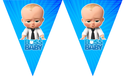 Boss Baby - pennant / Flag Bunting Banner (10ft)
