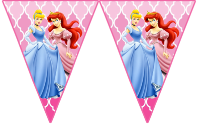 Disney Princess - pennant / Flag Bunting Banner (10ft) #1