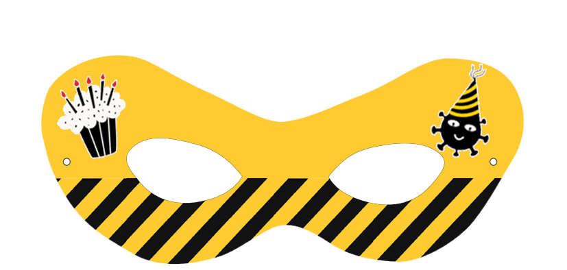 Quarantine / Lockdown Theme Eyemasks (10 Pcs)