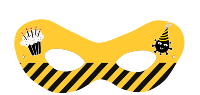 Quarantine / Lockdown Theme Eyemasks (10 Pcs)