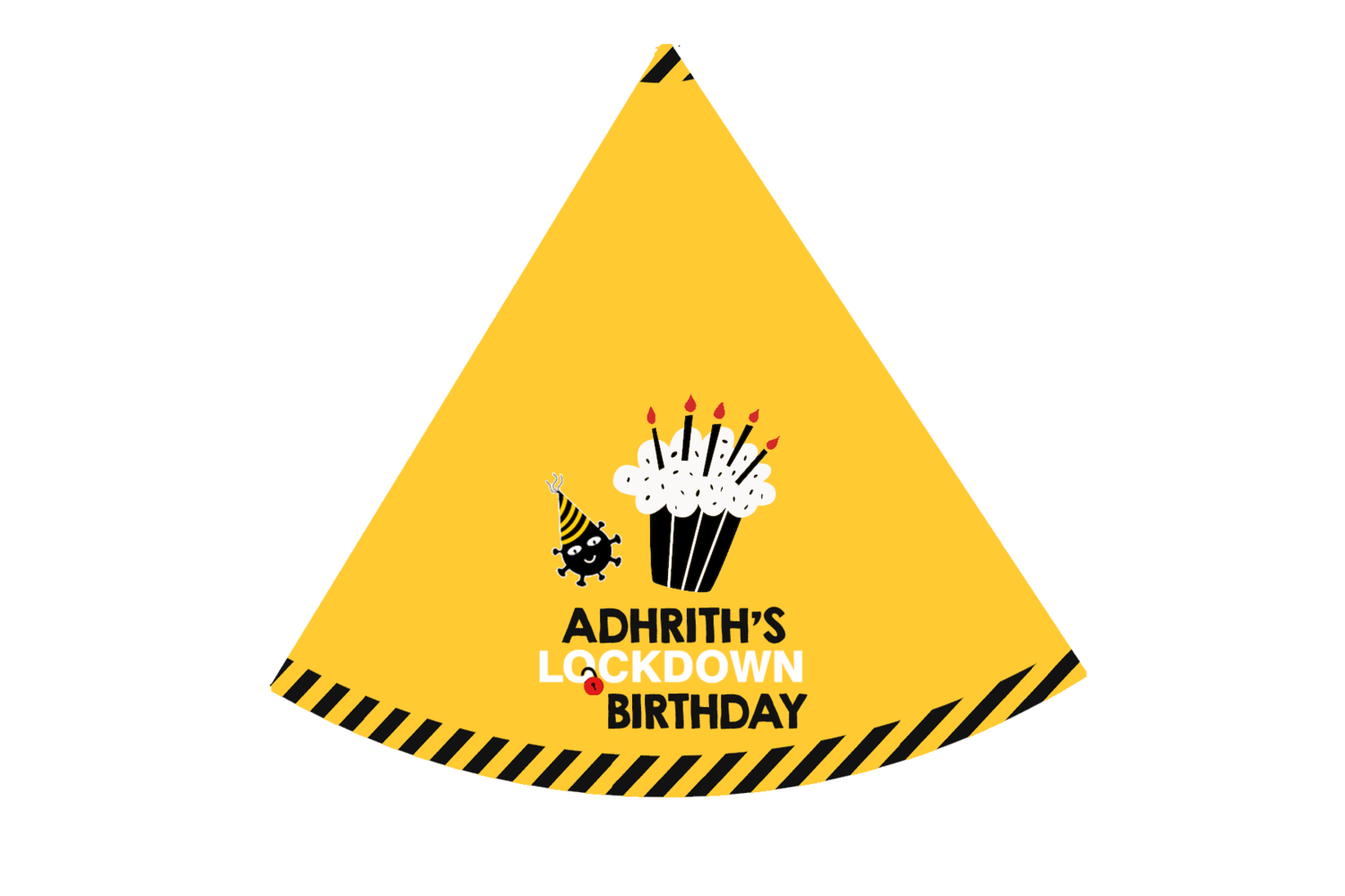 Lockdown - Party Caps / Hats (10 Pcs)