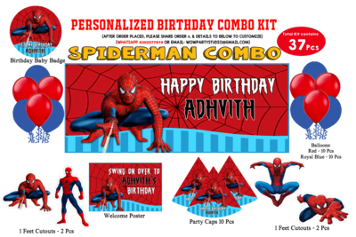 Spiderman Theme - Combo Kit 37Pcs