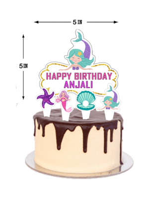 Mermaid - Cake Topper Set 5Pcs