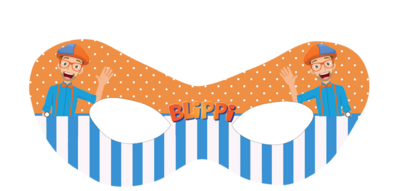 Blippi Theme Eyemasks (10 Pcs)