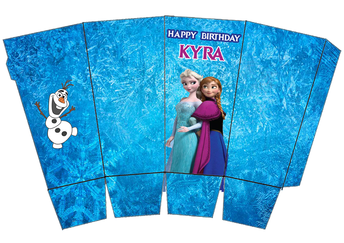 Frozen Elsa - Popcorn Boxes (10 Pcs)