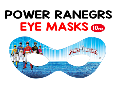 Power Rangers Theme Eyemasks (10 Pcs)