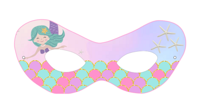 Mermaid Theme Eyemasks (10 Pcs)