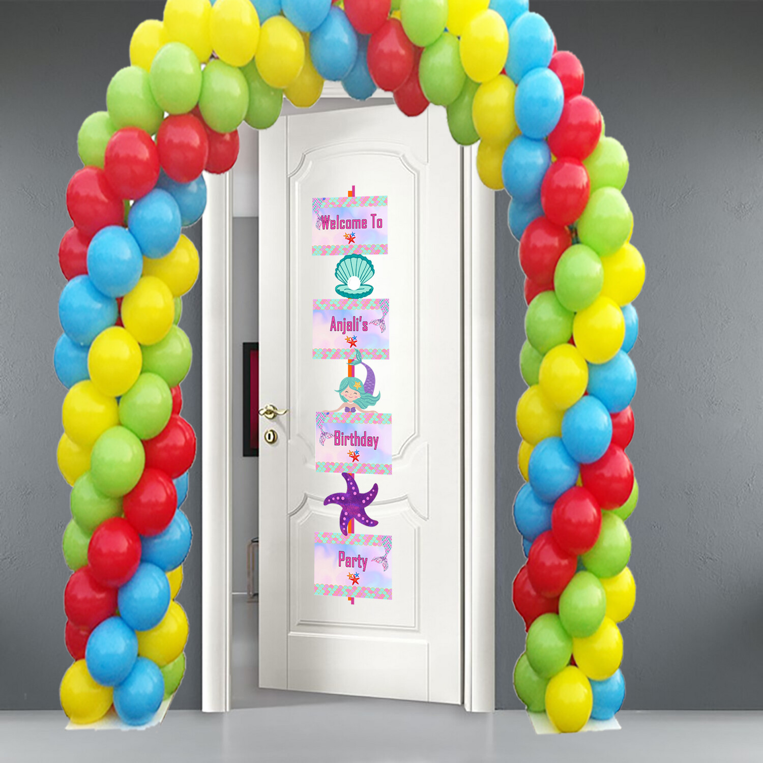 Mermaid Theme - Door / Welcome Banner (5ft)