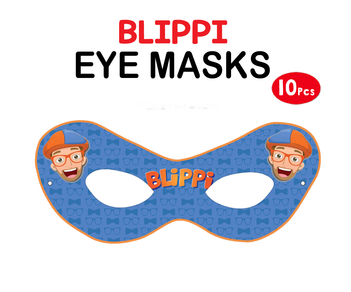 Blippi Theme Eyemasks (10 Pcs)