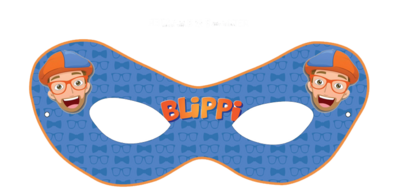 Blippi Theme Eyemasks (10 Pcs)