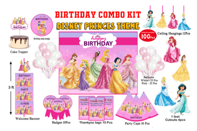 Princess Combo Kit - 100Pcs (Non Customized)