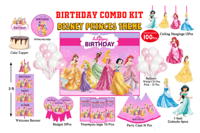Princess Disney Combo Kit -100Pcs (Non Customized)