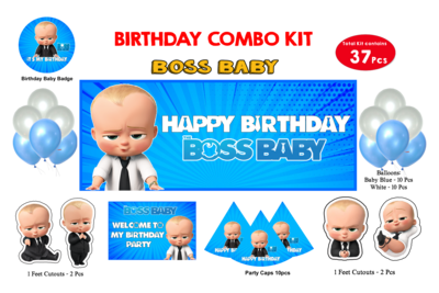 Boss Baby Theme - Combo Kit 37Pcs (Non - Personalized)