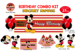 Mickey Mouse Theme - Combo Kit 37Pcs (Non - Personalized)