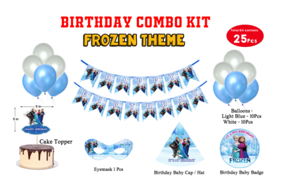 Frozen Elsa Theme - Combo Kit 25Pcs (Non Personalized)