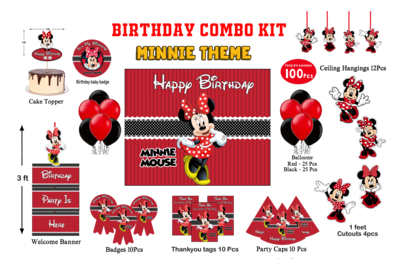 Minnie Combo Kit - 100Pcs (Non Customized)