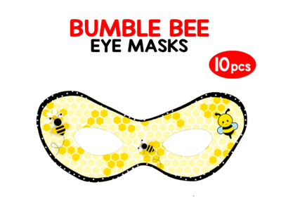 Honey Bee Theme Eyemasks (10 Pcs)
