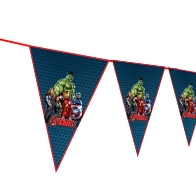 Avengers - pennant / Flag Bunting Banner (10ft)