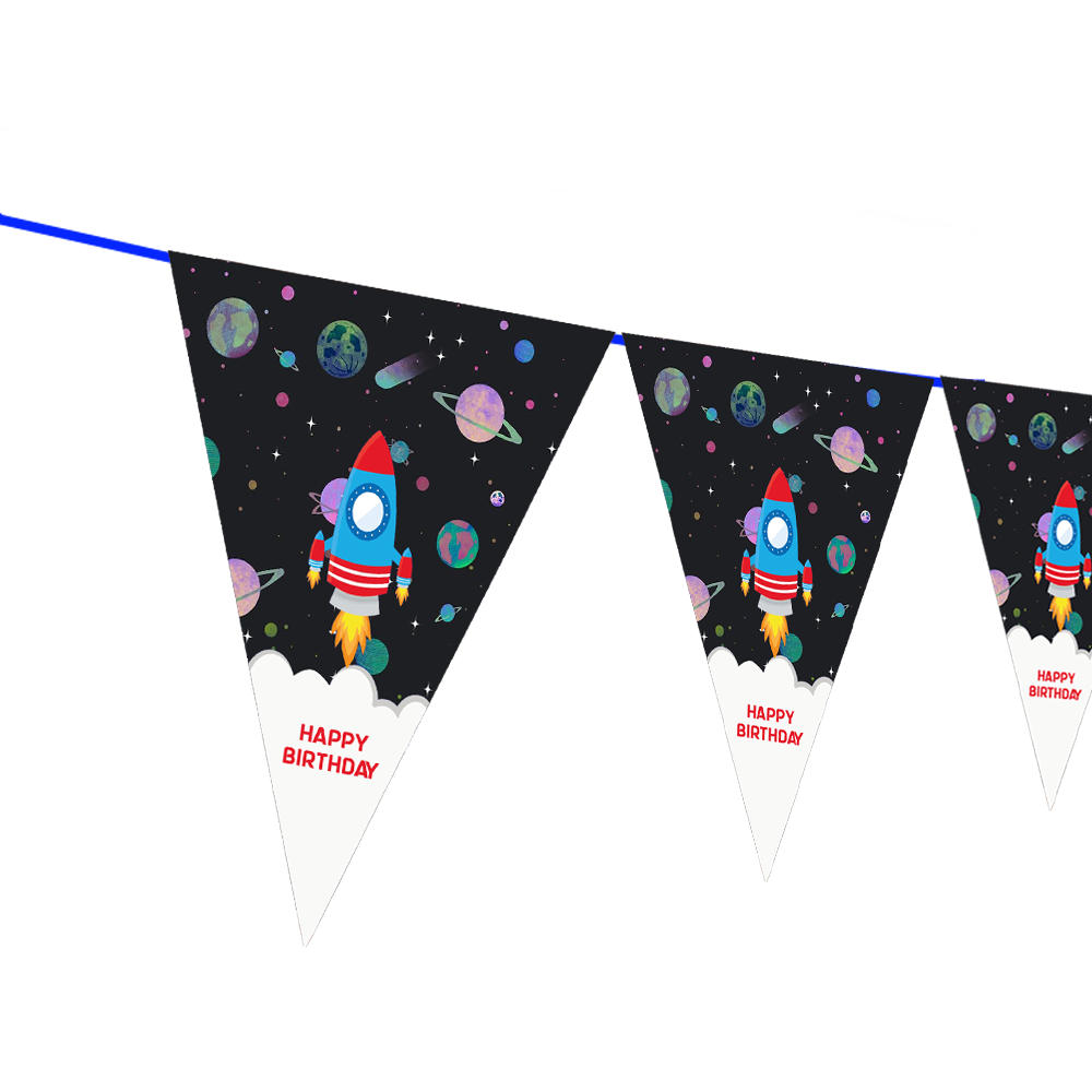 Space - pennant / Flag Bunting Banner (10ft)