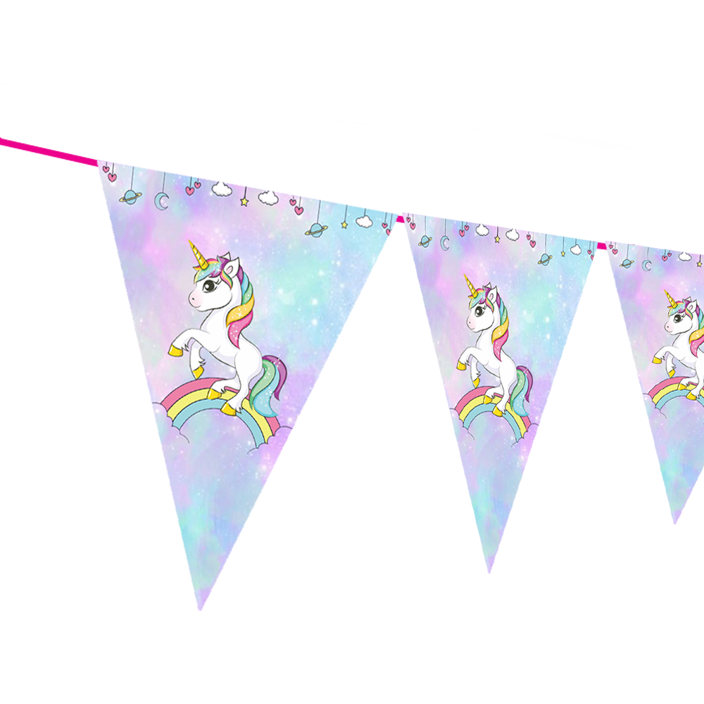 Unicorn - pennant / Flag Bunting Banner (10ft)