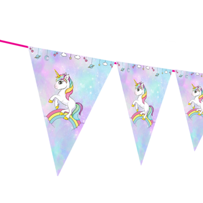 Unicorn - pennant / Flag Bunting Banner (10ft)
