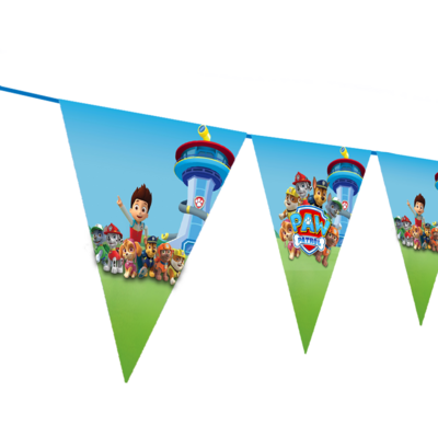 Paw Patrol - pennant / Flag Bunting Banner (10ft)