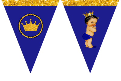 Royal Prince - pennant / Flag Bunting Banner (10ft)
