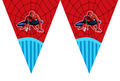 Spider Man - pennant / Flag Bunting Banner (10ft)