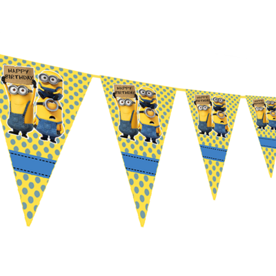 Minion- pennant / Flag Bunting Banner (10ft)