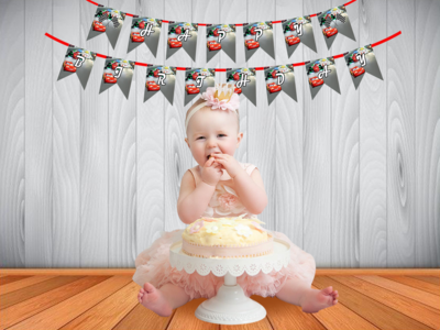 Car Theme - Bunting Banner (Non - Personalized)