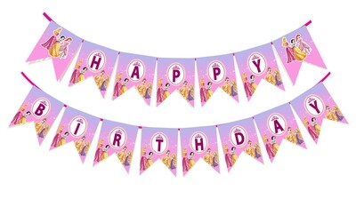 Disney Princess Theme - Bunting Banner (Non - Personalized)