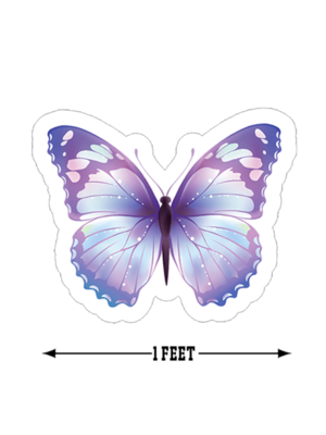 Butterfly Cutouts (1ft) - 8 Pcs
