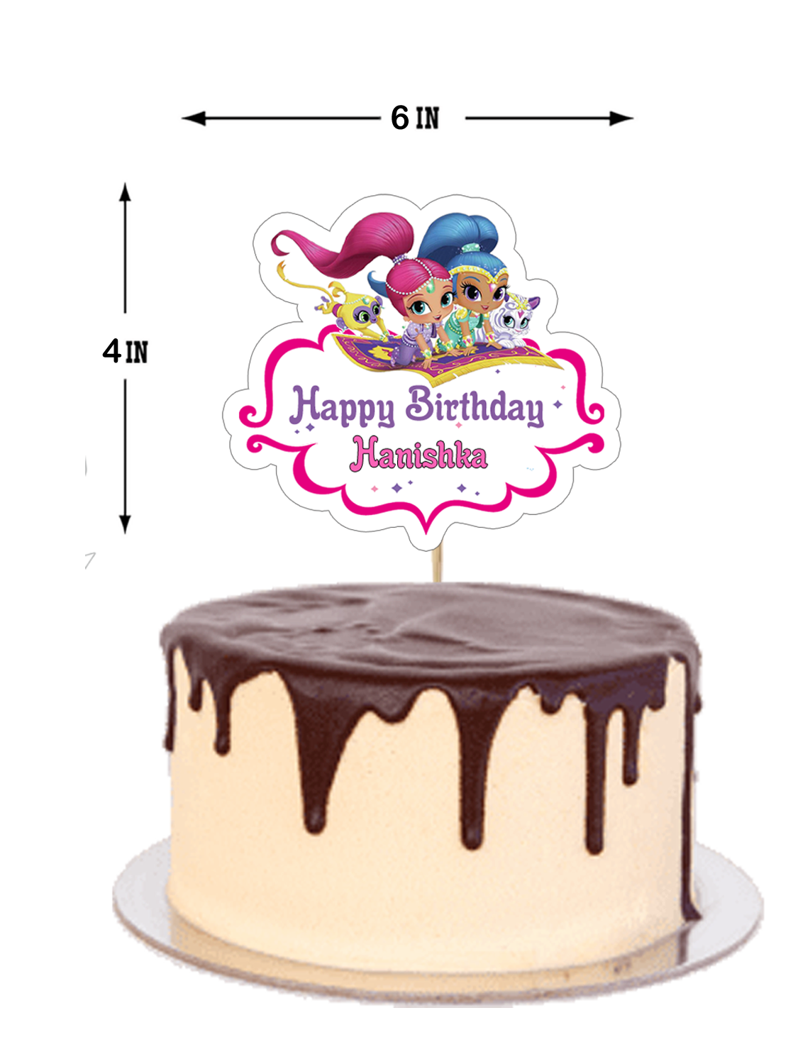 Shimmer And Shine - Cake Topper Set 5Pcs