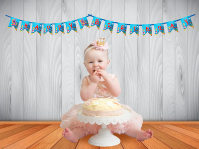 Baby Shark Theme - Bunting Banner (Non - Personalized)