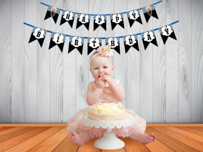 Boss Baby Theme - Bunting Banner (Non - Personalized)