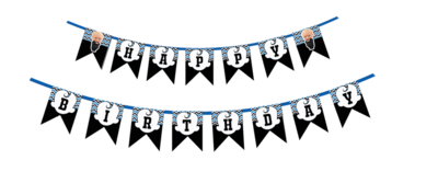 Boss Baby Theme - Bunting Banner (Non - Personalized)