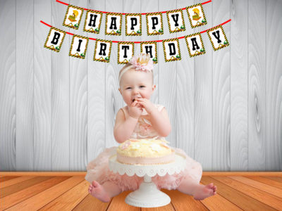 Construction Theme - Bunting Banner (Non - Personalized)
