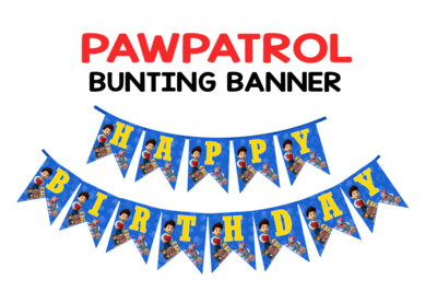 Paw Patrol Theme - Bunting Banner (Non - Personalized)