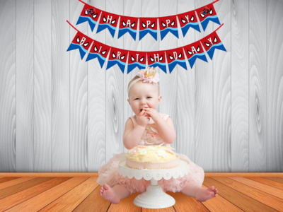 Spiderman Theme - Bunting Banner (Non - Personalized)