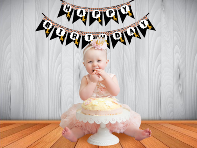 Simba Theme - Bunting Banner (Non - Personalized)