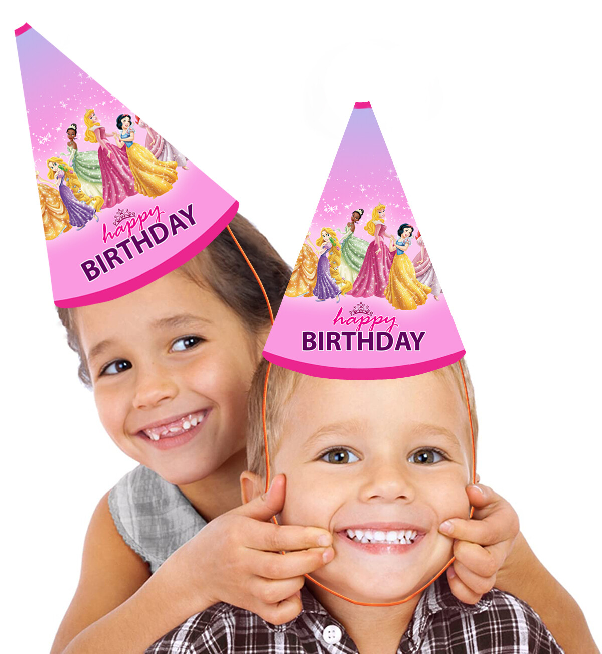 Disney Princess Party Caps / Hats (10 Pcs) - Non Personalized