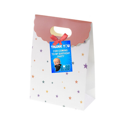 Boss Baby Thank you Tags - 24Pcs (Non Customized)