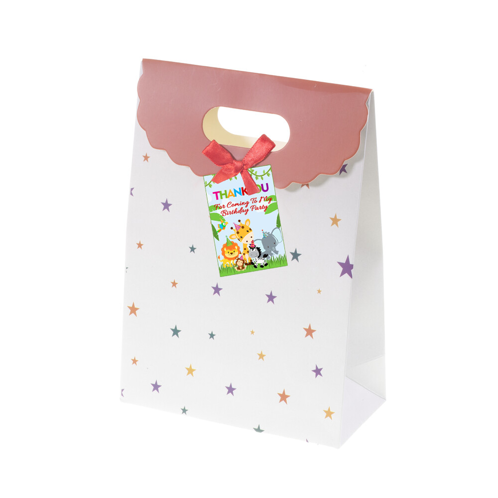 Jungle Thank you Tags - 24Pcs (Non Customized)